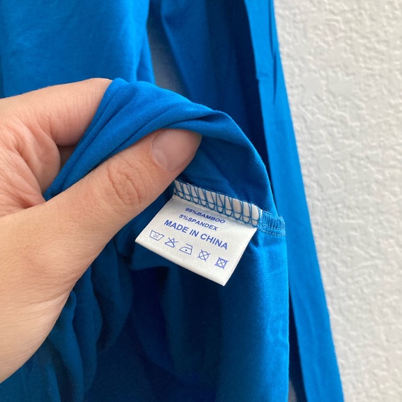 Men’s Blue SPF Zip-Up - Picture 4 of 6